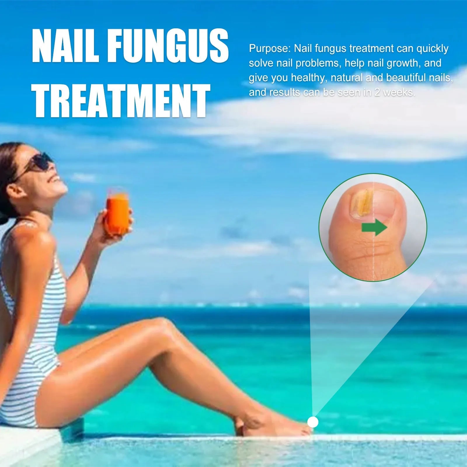 30ml tea tree oil foot and hand nail treatment bottle for brittle nail care