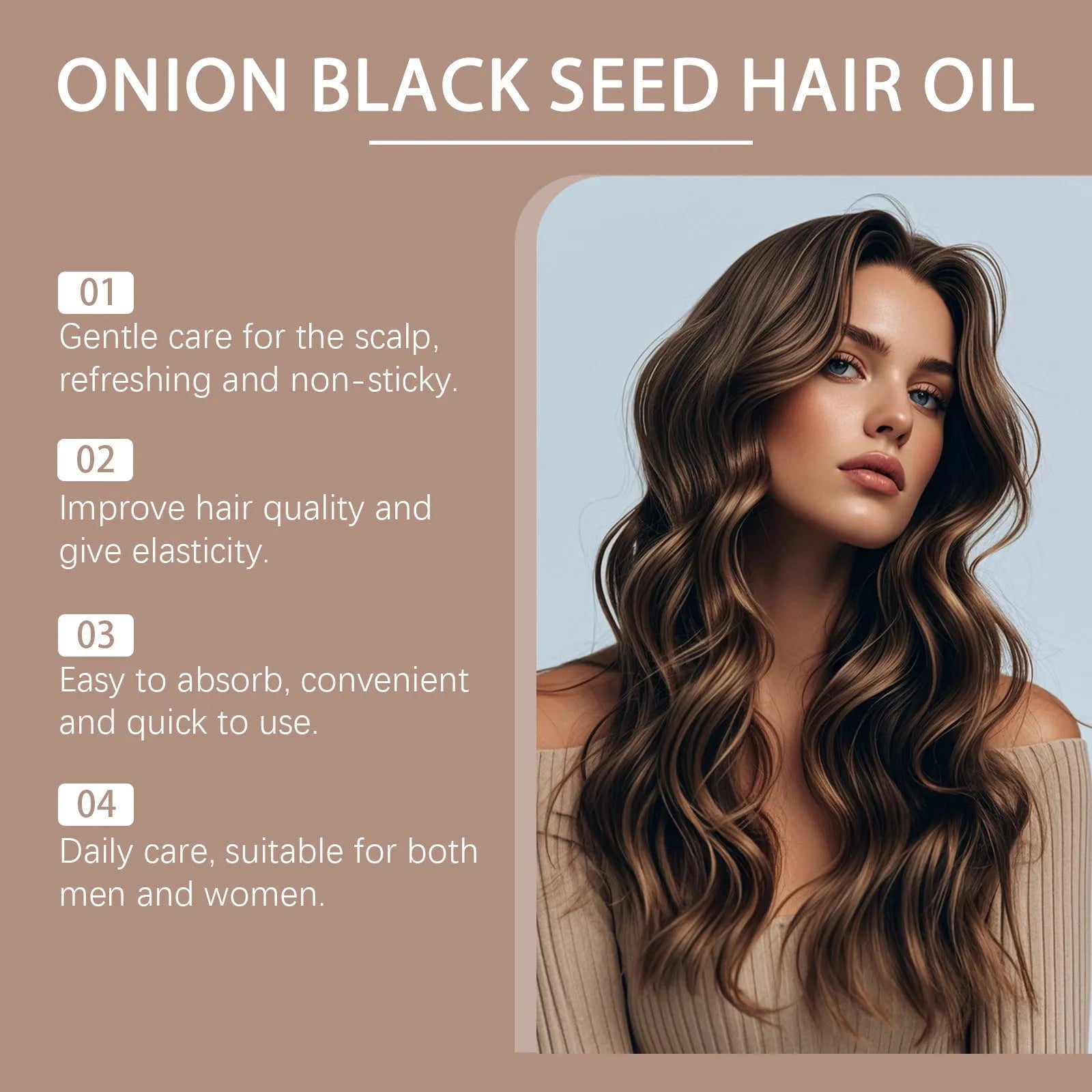 100ml hair care essential oil bottle with accessories for hair moisture and softness maintenance