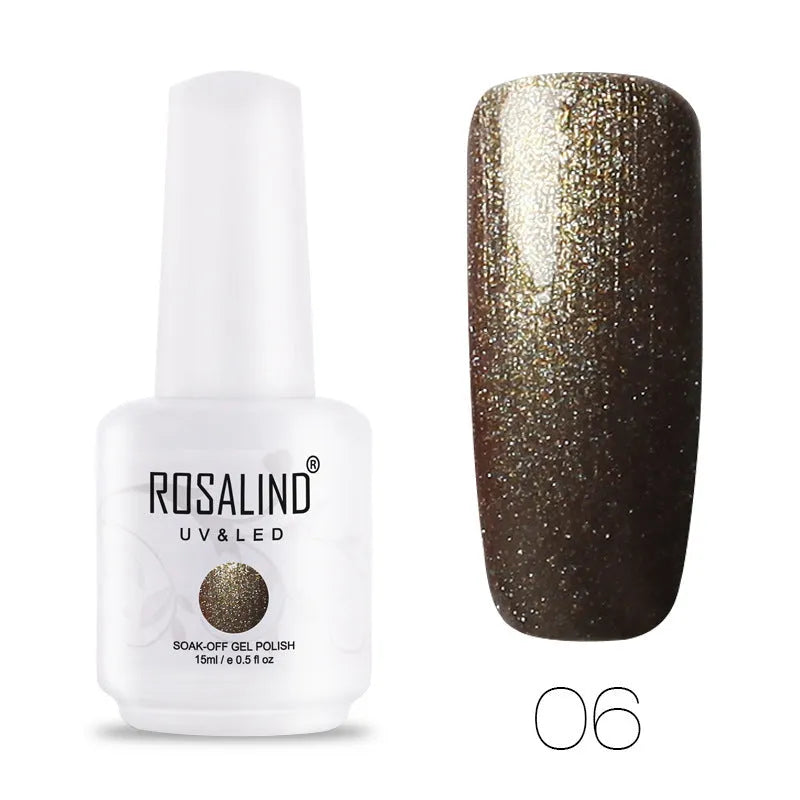 ROSALIND 15ml gel colour phototherapy glue bottle in selected hotting colour shade