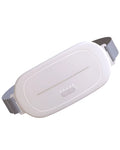 White uterine warming device with adjustable elastic belt for postnatal and menstrual care