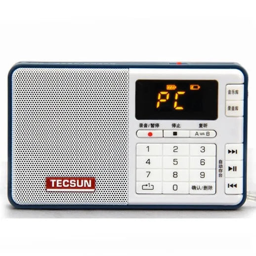 Tecsun Q3 Broadcast Recorder Digital Audio Player in multiple colour options