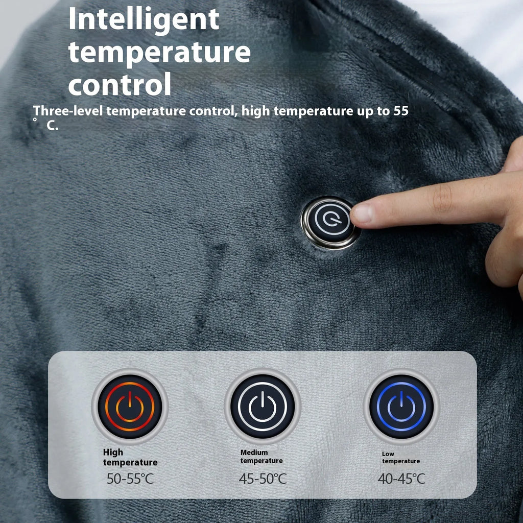 USB electric blanket, 5V DC single-person multifunctional warming rug with USB cable