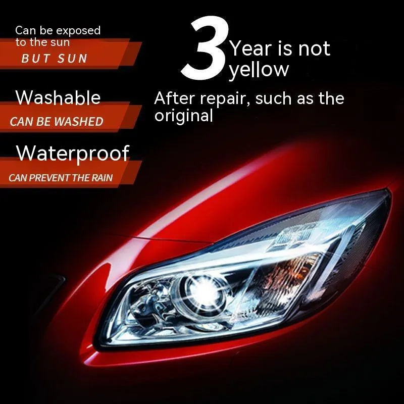 100 ml bottle of car headlight renovation liquid for plastic lens restoration
