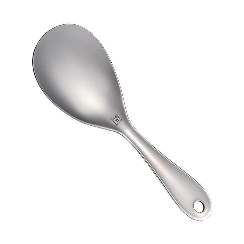 304 stainless steel meal spoon with solid colour finish and simple design