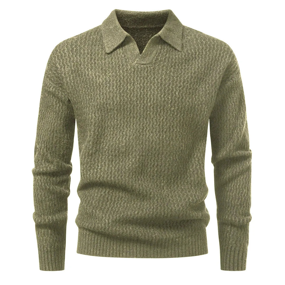 Men's cable knit turtleneck sweater, loose thickened long sleeve pullover in light grey, black or burgundy