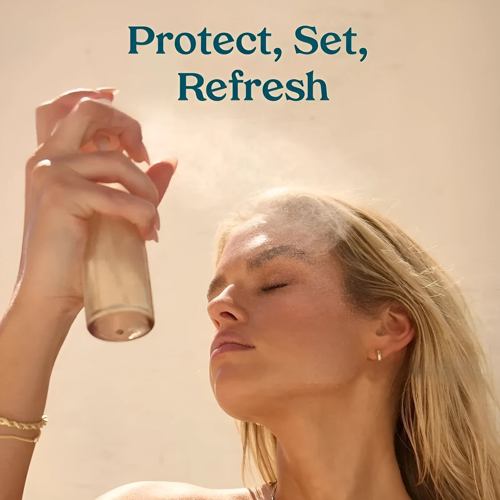 75ml moisturising makeup setting spray bottle with nourishing formula for facial care