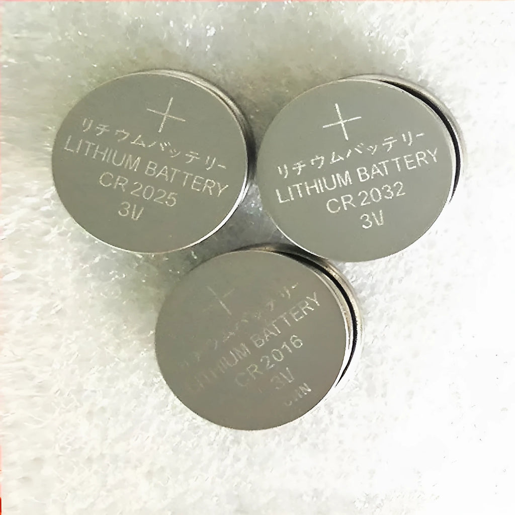 3V alkaline button battery CR2032 CR2025 CR2016 coin cell 20mm diameter 3.2mm height