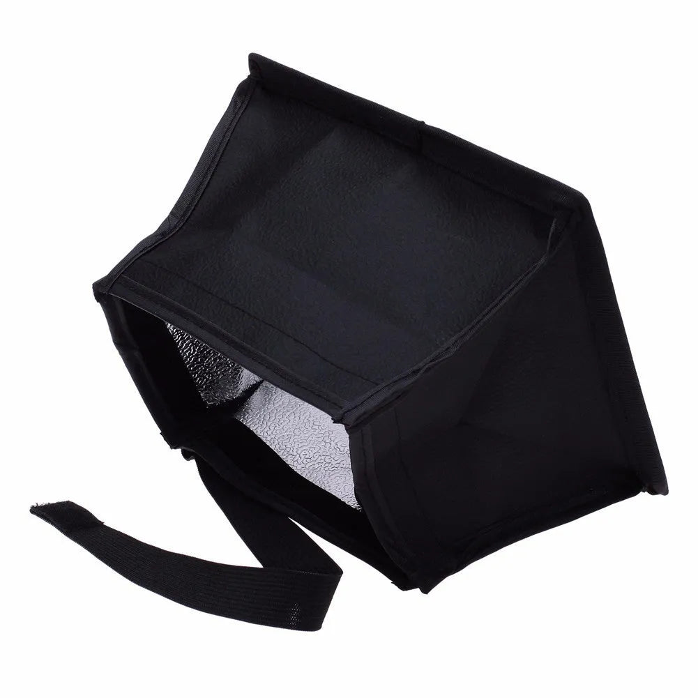 Neewer foldable diffuser mini softbox in black, 15x17cm, for LED light softening
