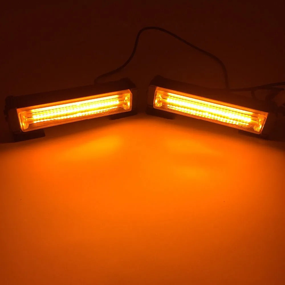 Yellow Drag Two Model 208 vehicle strobe warning light with aluminium alloy housing