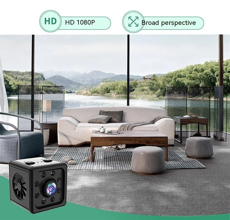 Black K13 remote network sports HD camera with cubic design on its included mounting bracket.