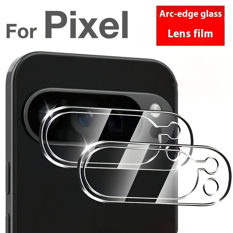 Tempered glass lens film for Google Pixel 9 series rear camera with HD arc edge