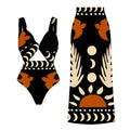 Ladies' one-piece swimsuit in polyester fabric, available in multiple colours and designs