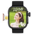 Smart watch with TFT screen, touch button, step counter and camera, available in gold, black, silver white or pink