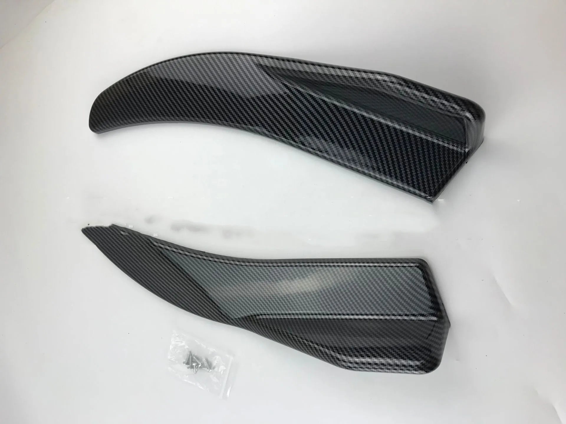 ABS car deflector lights with carbon fibre finish for front and rear installation on General Motors vehicles