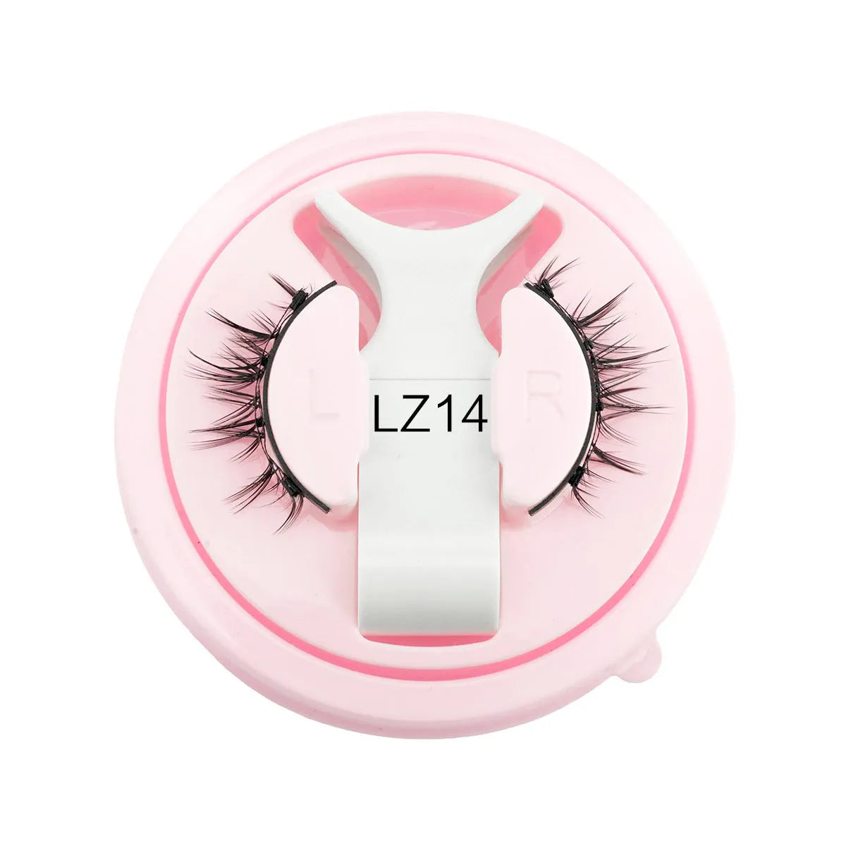 Set of reusable waterproof false eyelashes in natural styles, thickness 0.6mm to 1.1mm.