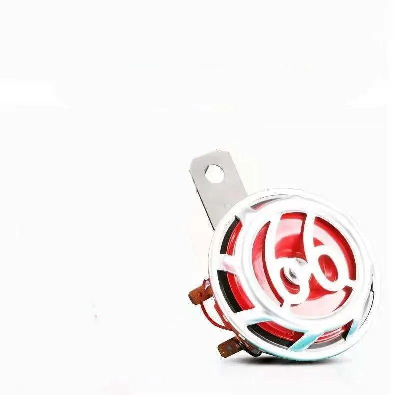 LED color light horn model 6688 for electric bicycle tricycle automobile motorcycle 7.8x11cm red blue