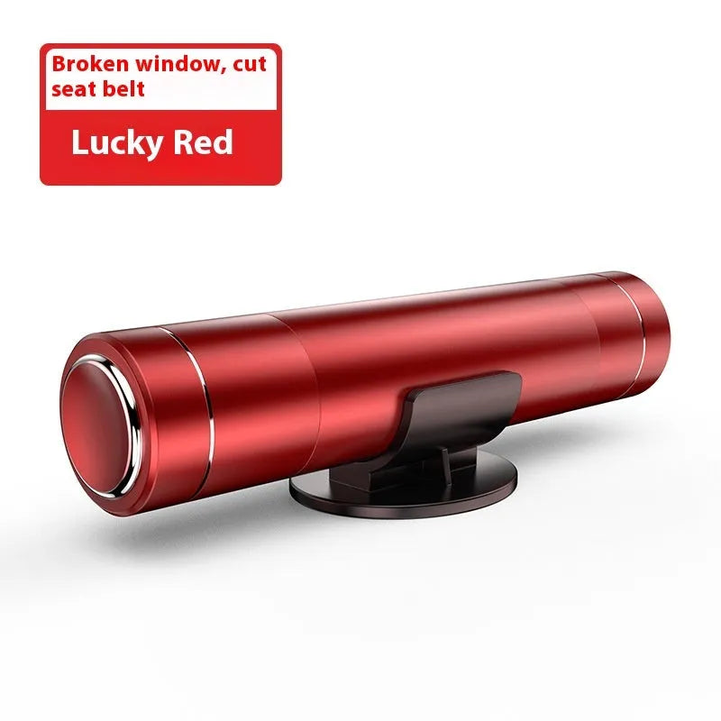Aluminium alloy vehicle window breaking machine in black, red or silver, P1 P2 P3 emergency car glass breaker tool