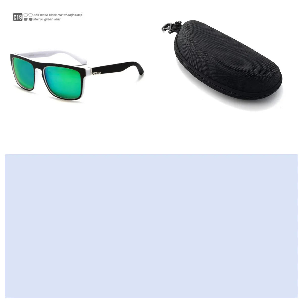 Men's polarized sports driving sunglasses with full frame, UV400 protection, and multiple colour options