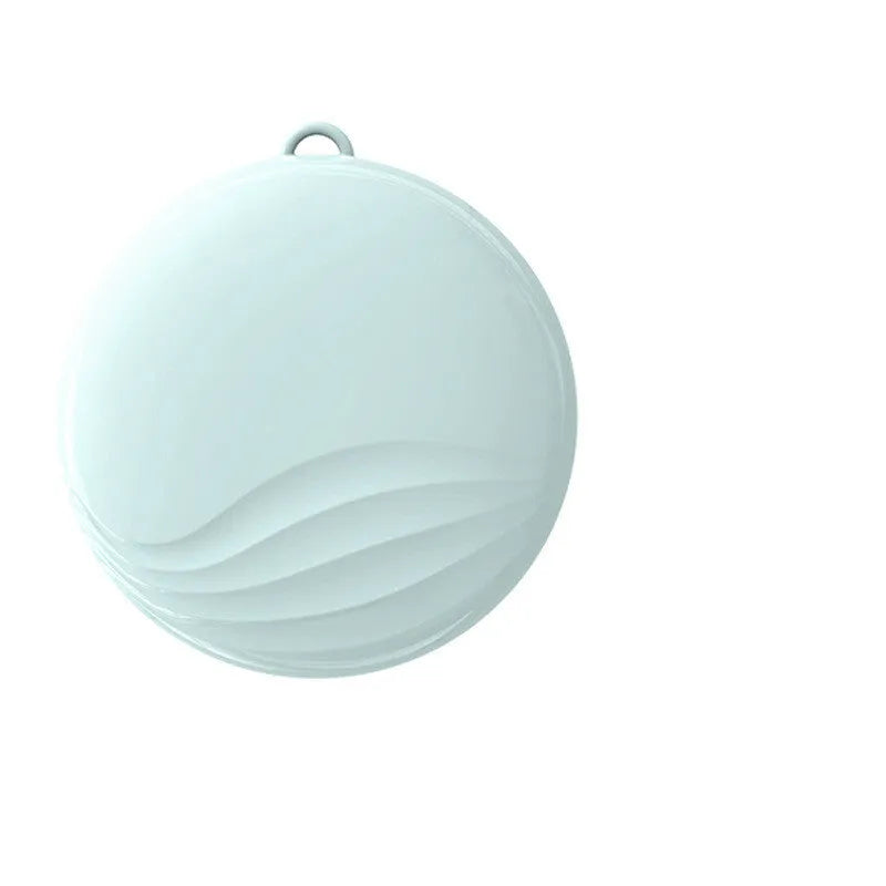 Household neck necklace small purifier in blue, brown or white with USB and vehicle power and button control.