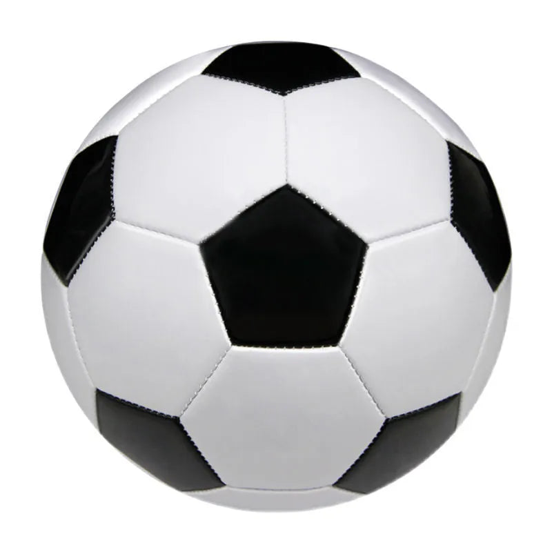 PVC training football in No 3, No 4, and No 5 sizes with machine-seam construction for youth football