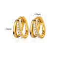 Women's geometric butterfly-shaped copper earrings with heart and star details in various colours.