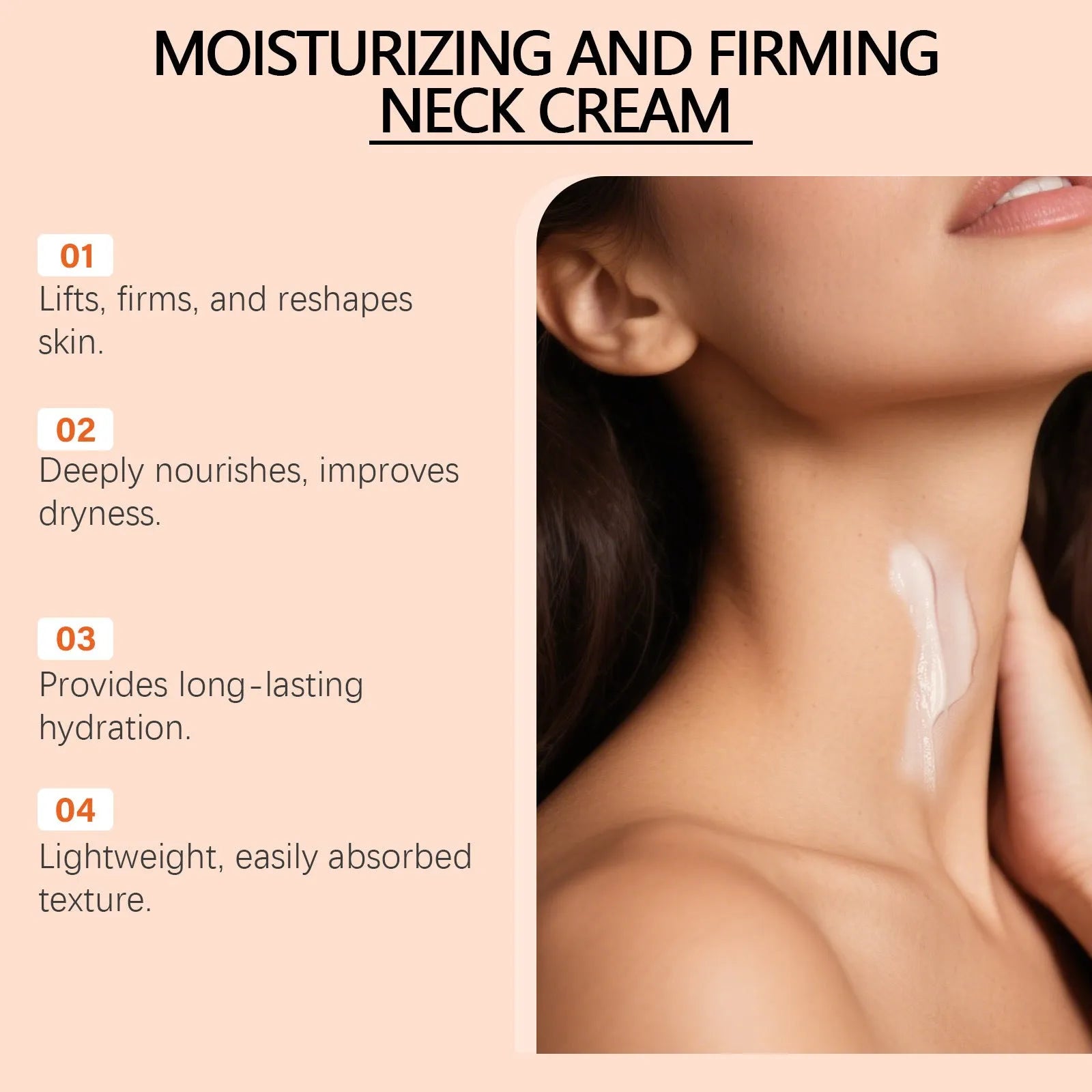 Daily neck contour moisturising cream 50g in compact packaging
