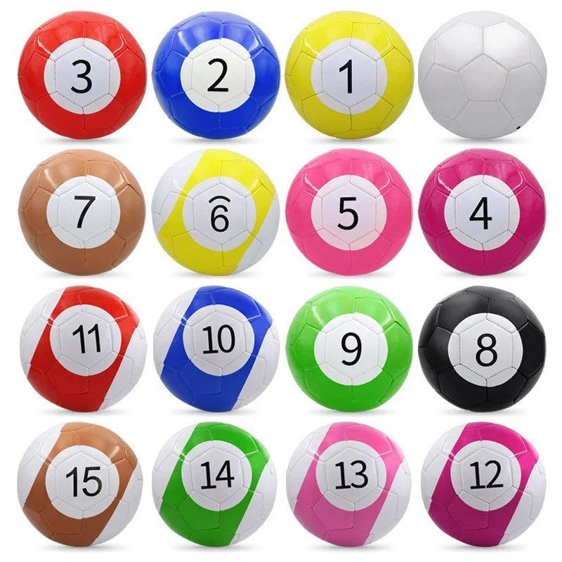 PVC football with machine-sewn seams in sizes 3, 4 and 5 for training and competition