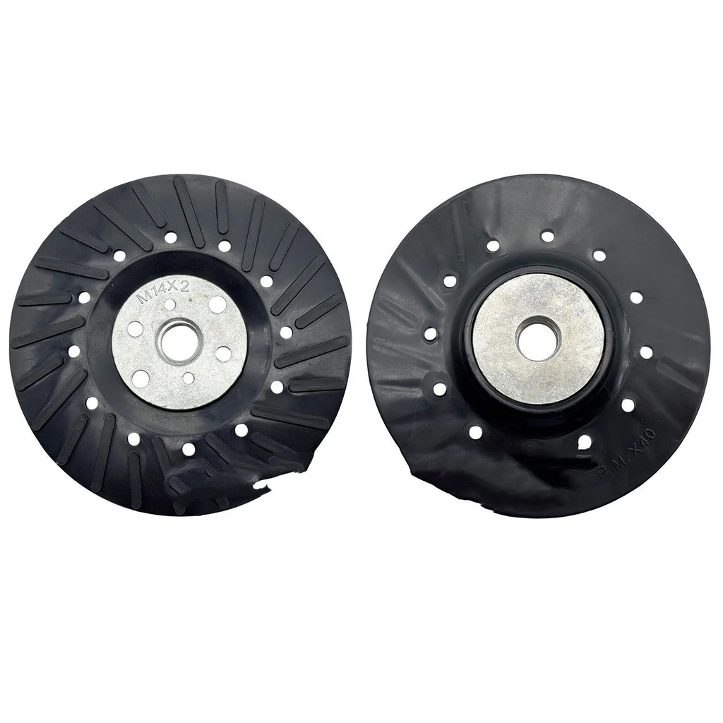 Black steel paper tray polishing disk with 7 inch diameter for high speed metal and wood finishing