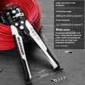 Automatic wire stripping pliers tool made from steel for electricians