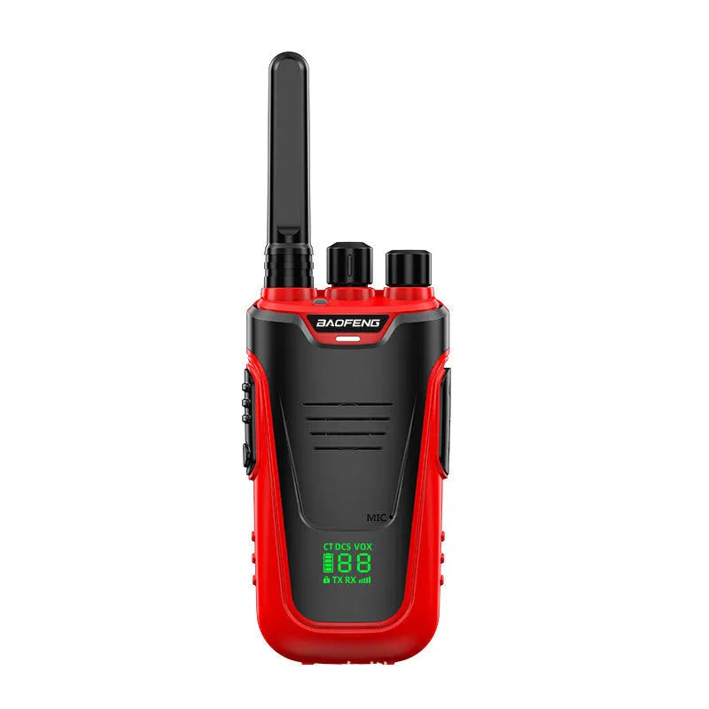 Red or yellow high power intercom for hotels with 8km range and USB charging port