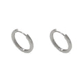 Women's geometry ear clip with round eyelet design in gold plating