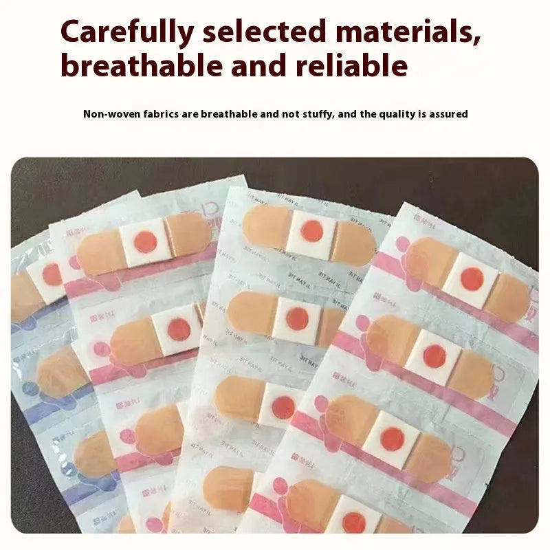 Non-woven corn removing foot adhesive bandage for running sports and health massage protection
