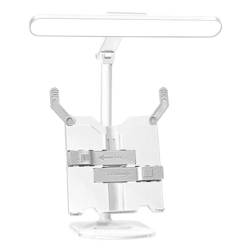 Adjustable reading bookshelf lamp with three colour temperature settings and dual power options