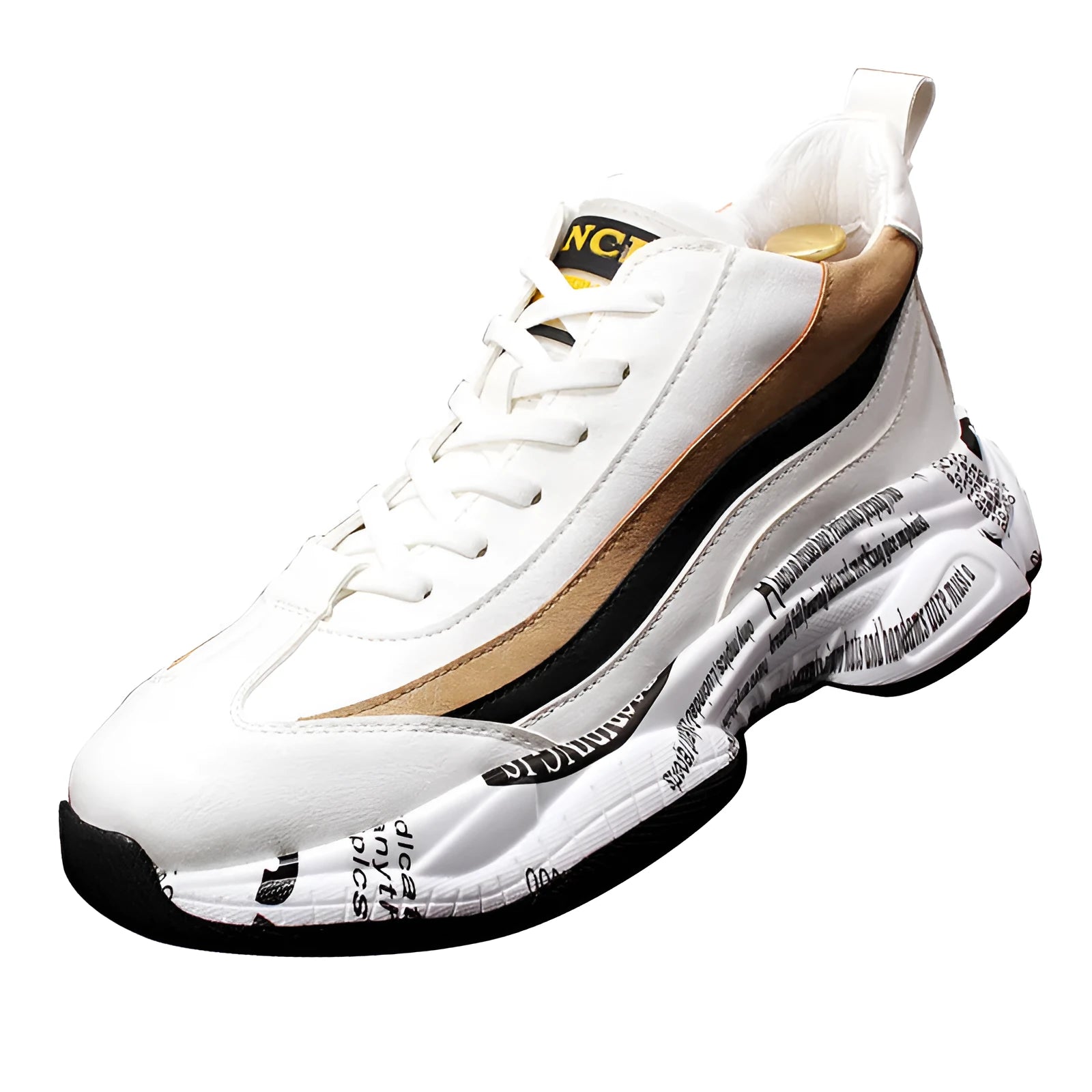 Pair of casual men's high-top sneakers in microfiber, black colour with colour-matched detailing