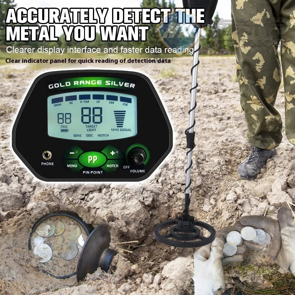 MD4090 outdoor archaeological underground metal detector with alloy plastic body, dimensions 1070x220mm, weight 1500g