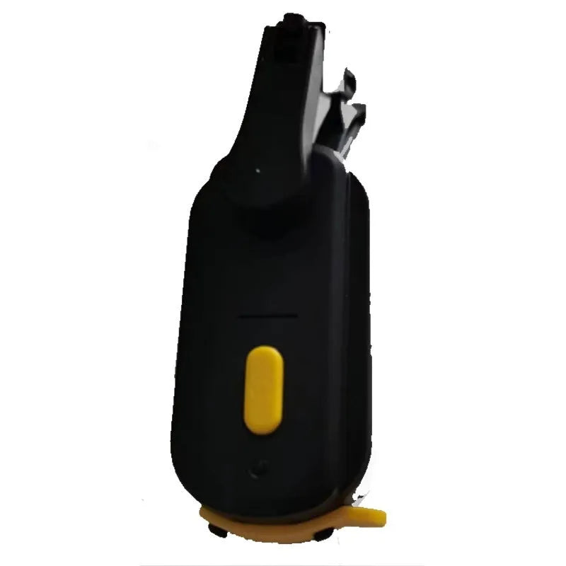 Black TZ-HW065 800mA motorcycle helmet wiper unit with a 65mm blade, shown isolated.