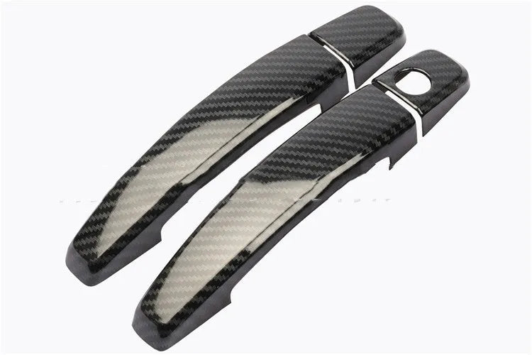 Carbon fibre pattern door handle cover for Opel Vauxhall Astra H/J 2004-2015 models