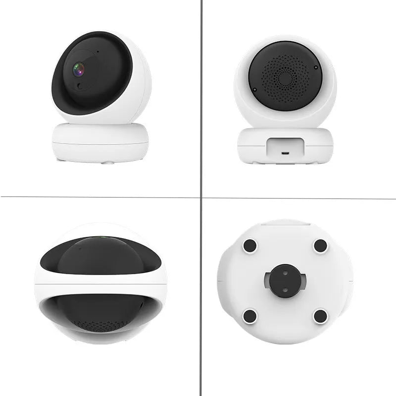 Tuya wireless smart camera 1080P HD PTZ indoor network camera in white ABS housing