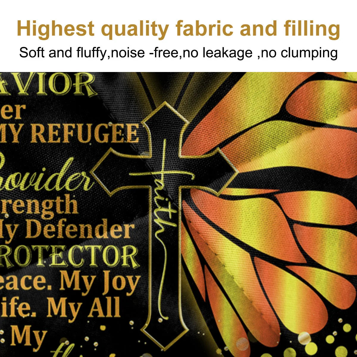 3 piece butterfly and sunflower quilt set with one quilt and two pillow shams in black microfiber polyester