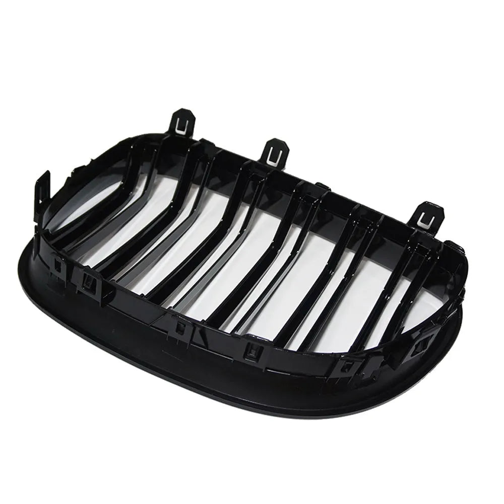 Set of two carbon fibre style ABS grilles for BMW 5-Series E60 E66 2004-2009 models