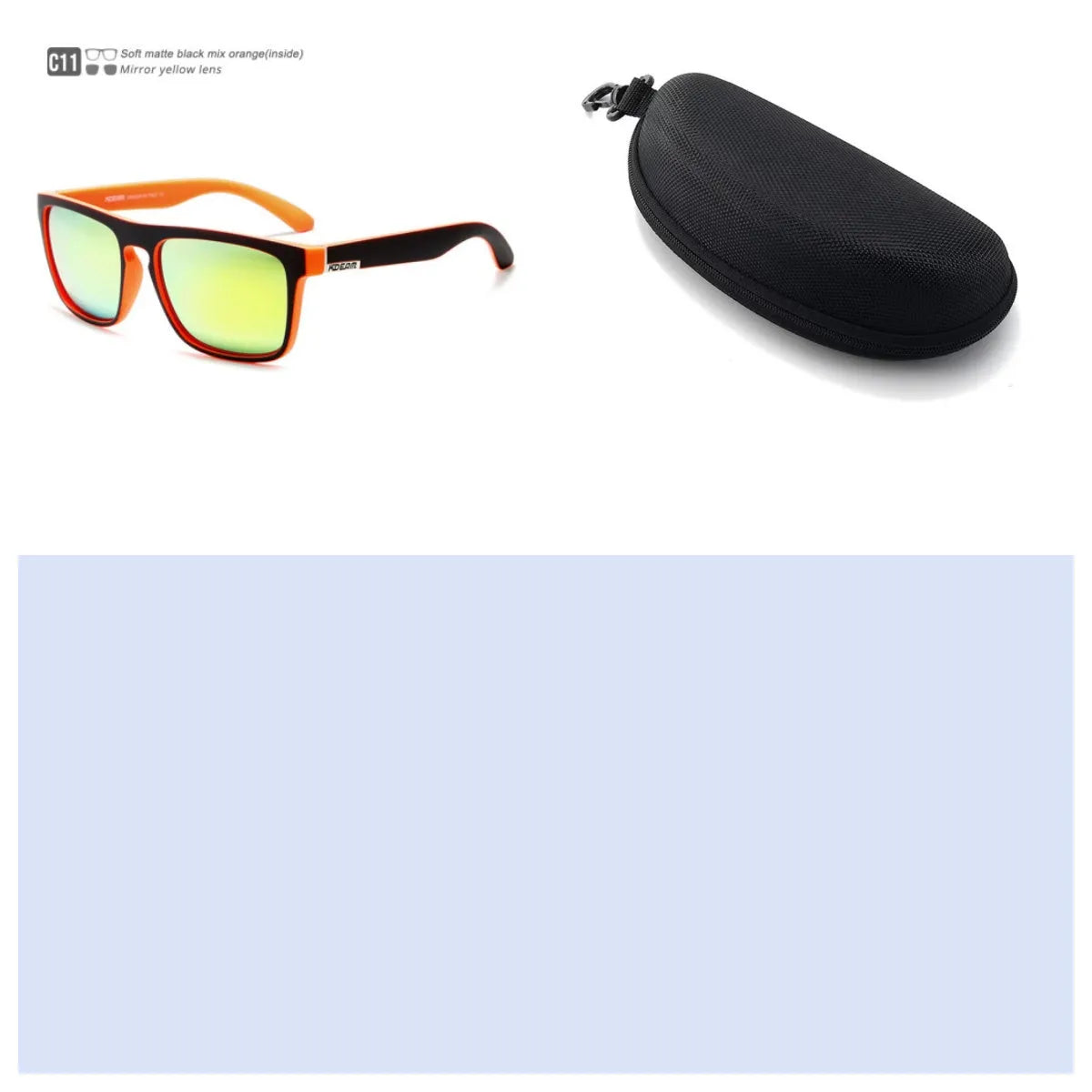 Men's polarized sports driving sunglasses with full frame, UV400 protection, and multiple colour options