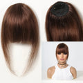 Long curly wig with bangs set in black high-temperature fibre for any face type