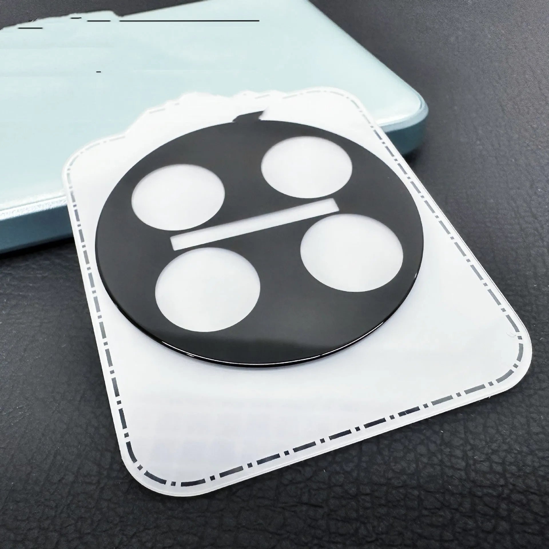 Tempered glass lens protector for OnePlus 12, Find N3, and OnePlus 11 front camera with black ring.
