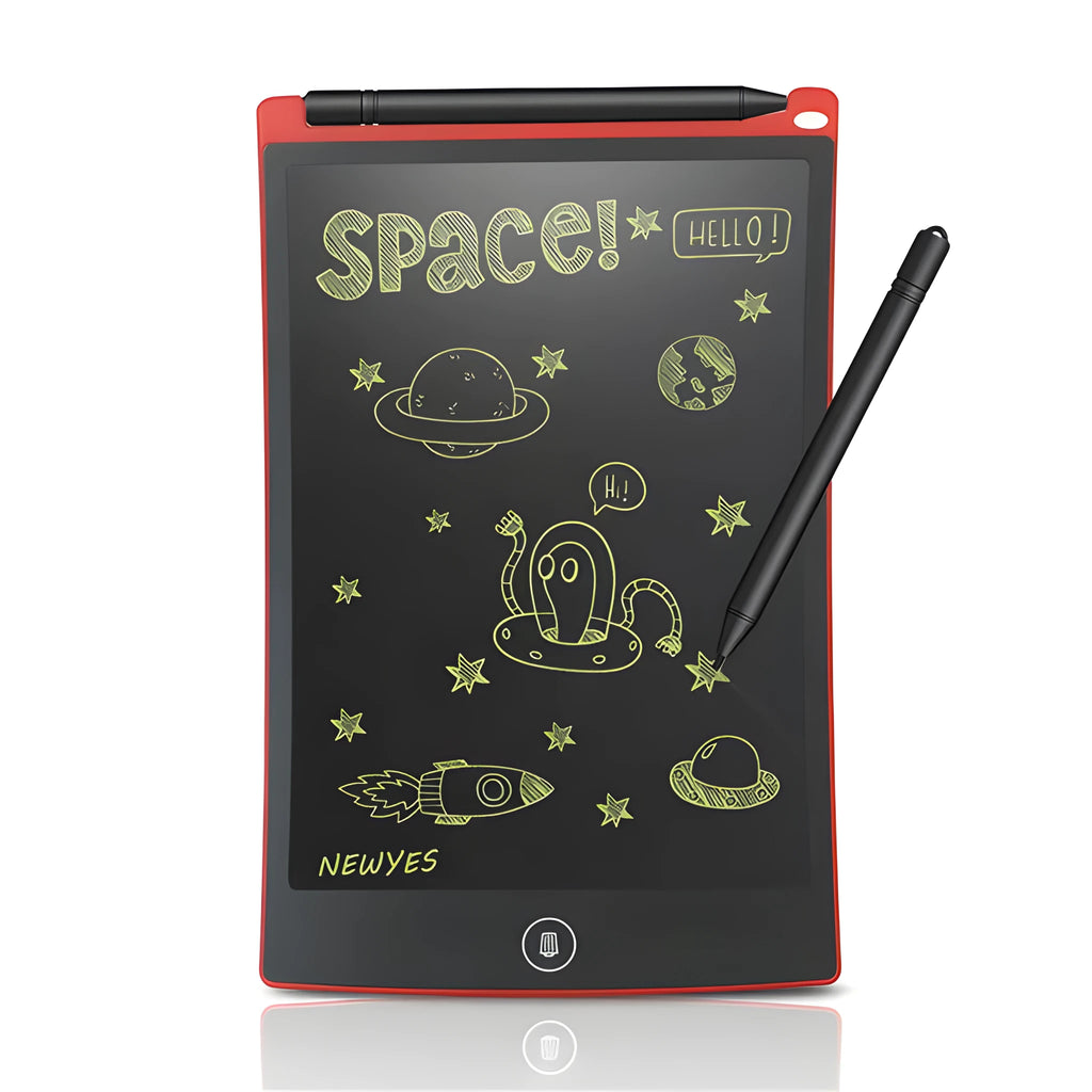 Small blackboard painted with light LCD writing tablet 8.5 inch black drawing pad