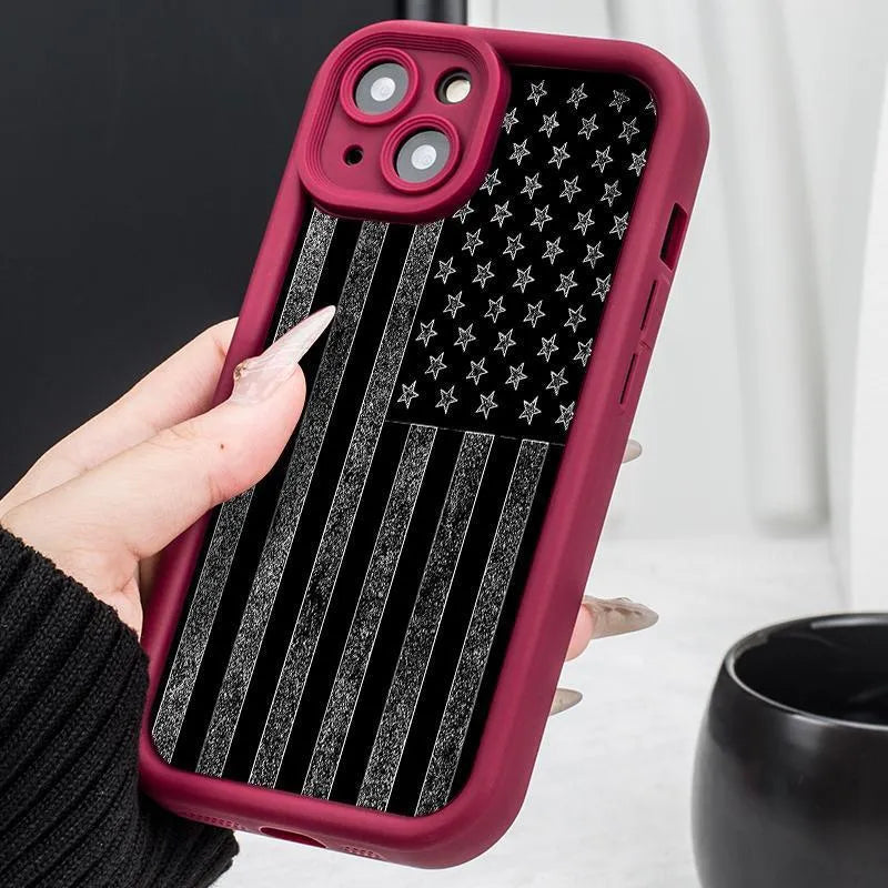 Drop-resistant all-inclusive TPU frosted phone case for iPhone 16 Pro Max in Graphite Black