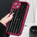 Drop-resistant all-inclusive TPU frosted phone case for iPhone 16 Pro Max in Graphite Black