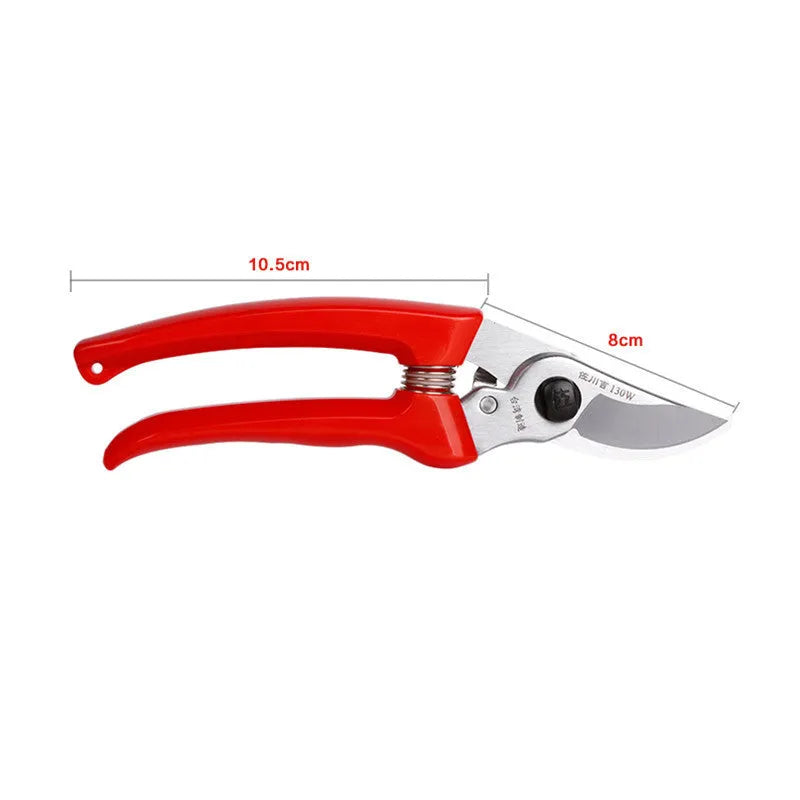130W pruning shears with SK5 high carbon steel blades for landscaping, random colour, single pair