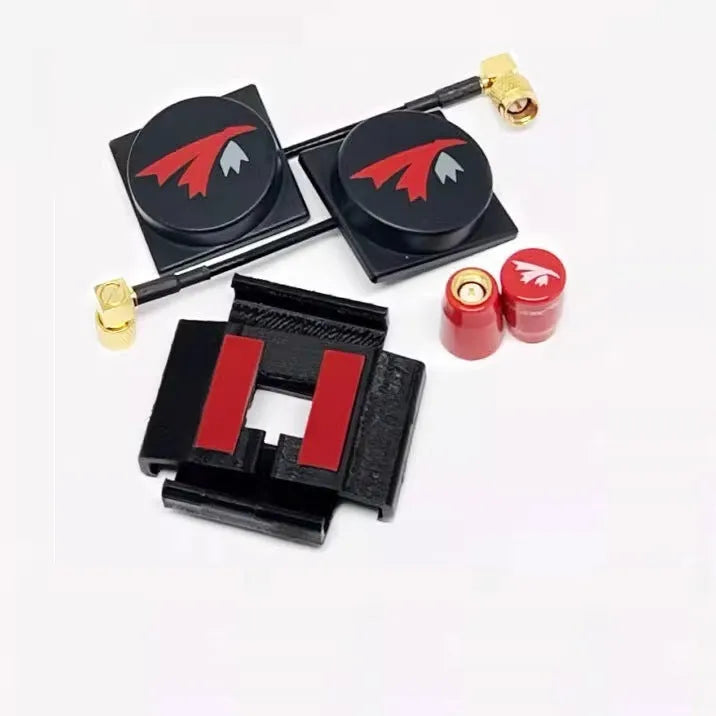 TRUERC X-AIR MKII 5.8g RHCP SMA metal receiving antenna pair for FPV drone goggles