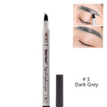 Four-claw eyebrow pen with liquid formula in Chestnut, Brown and Dark Grey, 1ML, for natural hair-like brow look