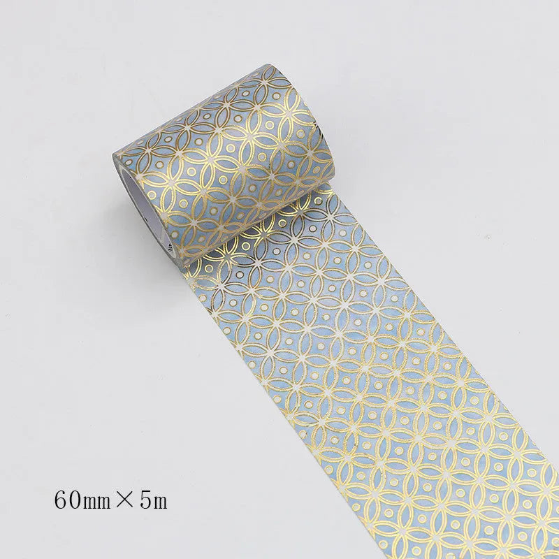 Alice in Wonderland themed bronzing decorative paper tape in multiple colour options